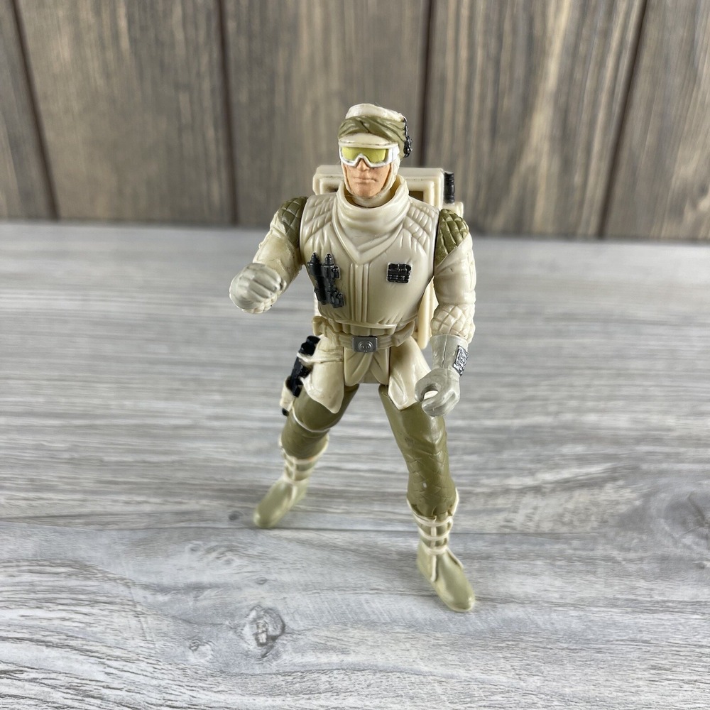 STAR WARS Power Of The Force HOTH REBEL TROOPER Soldier Deluxe  1997 Kenner